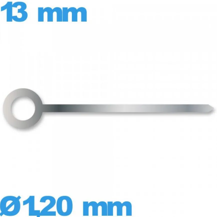 Aiguille diamètre : 1,20mm longueur : 13mm des heures argenté mouvement montre