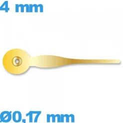 Aiguille doré seule diam : 0,17 mm   sous-cadran mouvement de montre