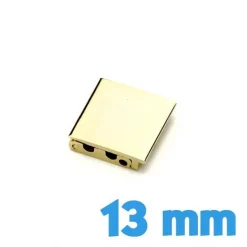 Attache acier doré clip 13 mm