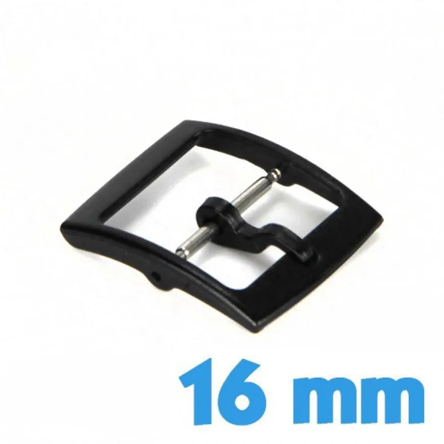 Attache Ardillon Plastique Noir 16 mm
