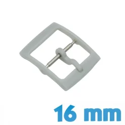 Attache Gris en Plastique - Type Ardillon - 16 mm