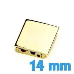 Attache 14 mm clip doré de bracelet montre