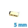 Attache montre clip 5 mm dorée