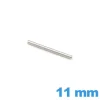 Axe cylindrique 11 mm pour bracelet métal montre diamètre 1.0 mm