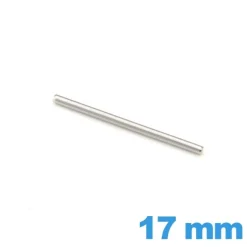 Barre droite bracelet montre diamètre 1.0 mm Longueur : 17mm