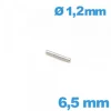 Barre Droite pour Montre Acier 6,5 mm diamètre 1,2 mm