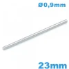 Barre droite taille 23mm  bracelet pour montre céramique