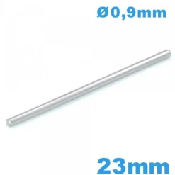 Barre droite taille 23mm  bracelet pour montre céramique