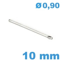 Barre fendue bracelet métal  diamètre 0.9 mm Longueur : 10mm pas cher
