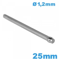 Barre Fendue 25 mm pour Bracelet de Montre Céramique