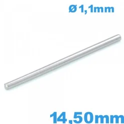 Barre Goupille Droite pour Montre 14,50 mm