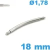 1 Barre 18 mm d :1,78 mm arquée