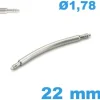 1 Barre à ressort 22mm diam : 1,78 mm incurvée