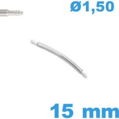 1 Barre à ressort 15mm incurvée