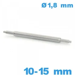 1 Barre à ressort Téléscopique 10 à 15mm bracelet d :1,8 mm