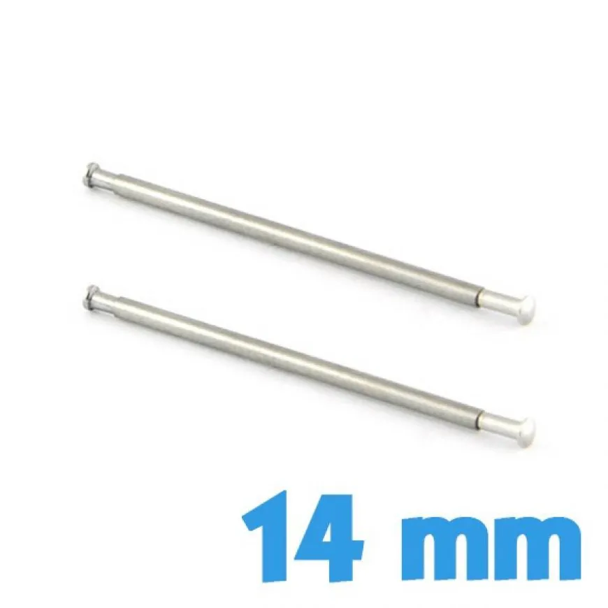 2 barres T pas chères de 14 mm pour montre et fermoir