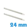 2 barres T pour montre et fermoir déployant 24 mm