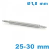 1 Barre Téléscopique 25 à 30mm réparation bracelet montre d :1,8 mm