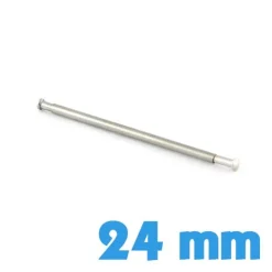 Barre T tubulaire pour montre et fermoir déployant 24 mm