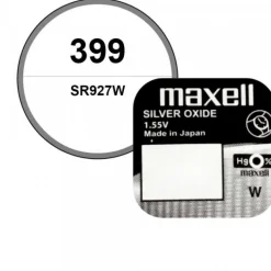 Batterie montre 1,55 V 399 Maxell oxyde d'argent