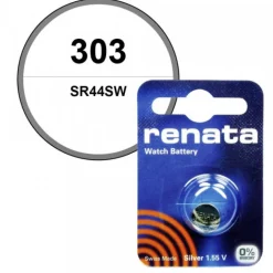 Batterie 303 Renata oxyde d'argent 1,55 V de montre