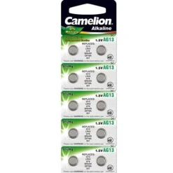 10 Batteries alcaline 1,5 V AG13 montre