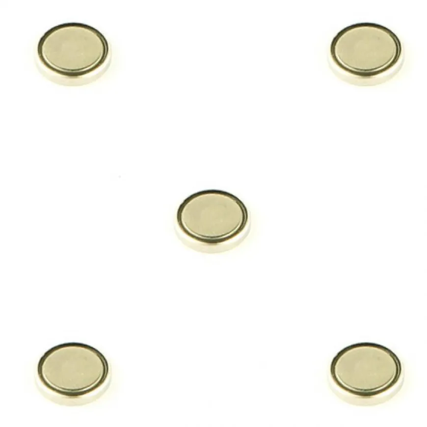 5 Batteries de montre AG8 alcaline 1,5 V