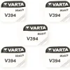 5 Batteries montre Varta 394 1,55 V alcaline