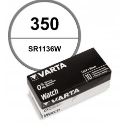10 Batteries Varta 350 1,55 V alcaline pour montre