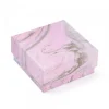 Belle boîte à offrir avec motif rose marbré