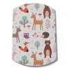 berlingot blanc pour toutes les occasions avec imprimés animaux ( lapin, renard, herisson, ours, )  carton