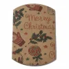 berlingot carton kraft marron pour noël avec imprimés fêtes de fin d'année