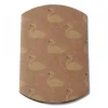 berlingot kraft marron pour un joyeux anniversaire avec des motifs animalier ( cygne, )  carton
