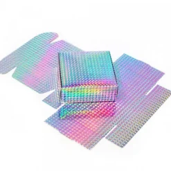 Boite Cadeau Anniversaire Arc-en-ciel en Carton