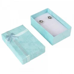 boîte bleu clair carton avec noeud pour toutes les occasions
