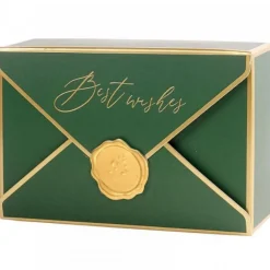 boîte vert carton pour un joyeux anniversaire