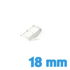 Boucle Ardillon Argentée 18 mm - Fermoir Montre