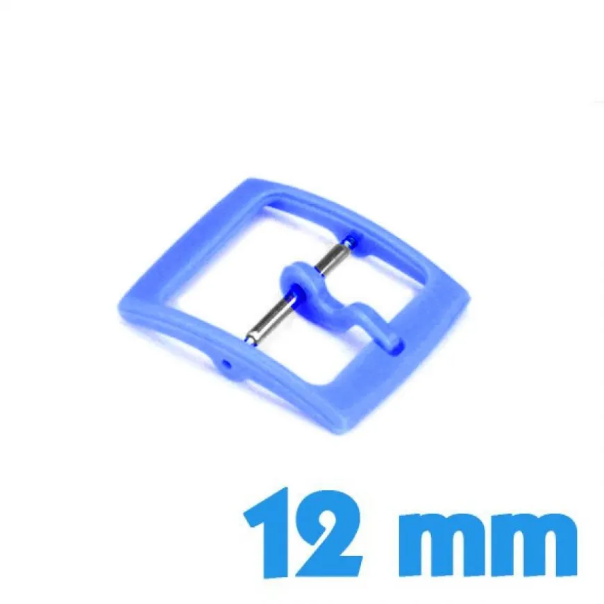 Boucle Ardillon Bleu royal 12 mm en Plastique