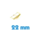 Boucle Ardillon Dorée 22 mm - Fermoir