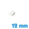 Boucle Ardillon 12 mm Acier Argenté - Fermoir