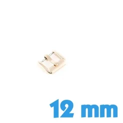 Boucle Ardillon 12 mm Acier Rose - Fermoir