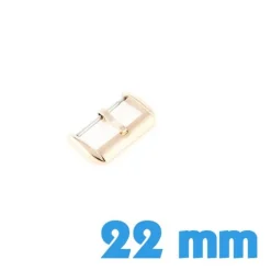 Boucle Ardillon 22 mm Acier Rose - Fermoir