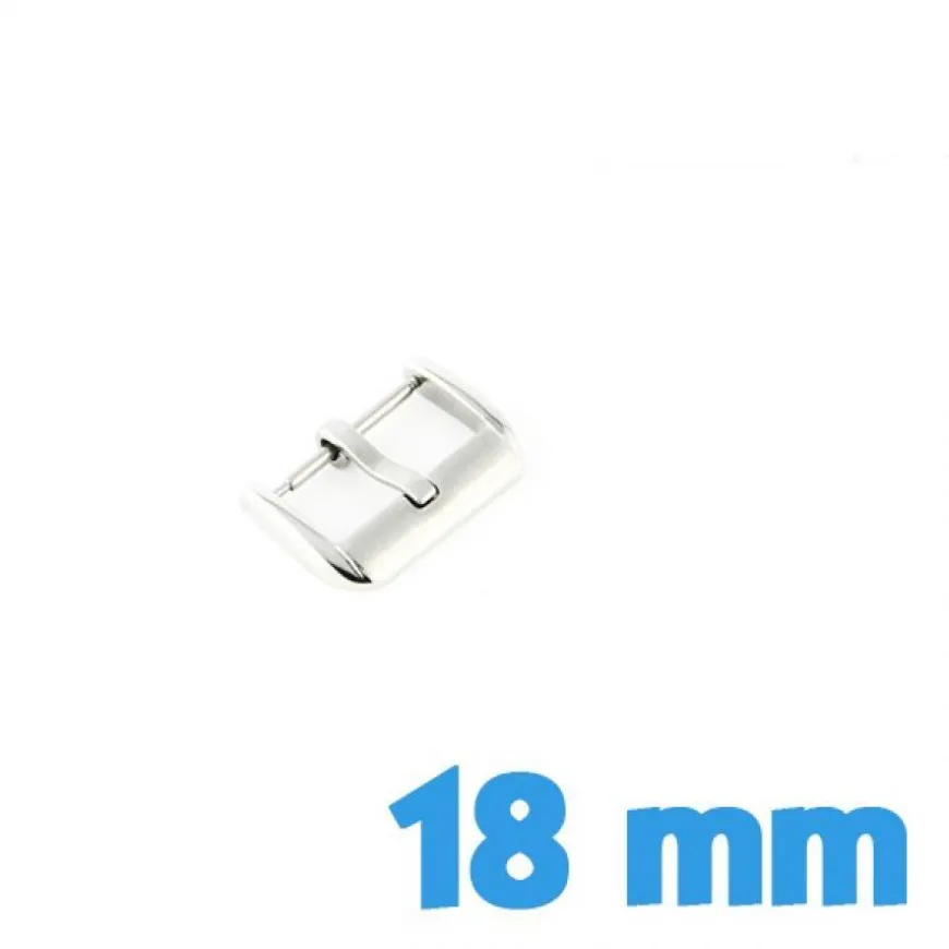 Boucle Ardillon 18 mm Argentée - Fermoir