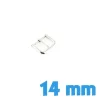 Boucle Ardillon 14 mm Argenté - Fermoir