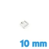 Boucle Ardillon 10 mm Argenté - Fermoir