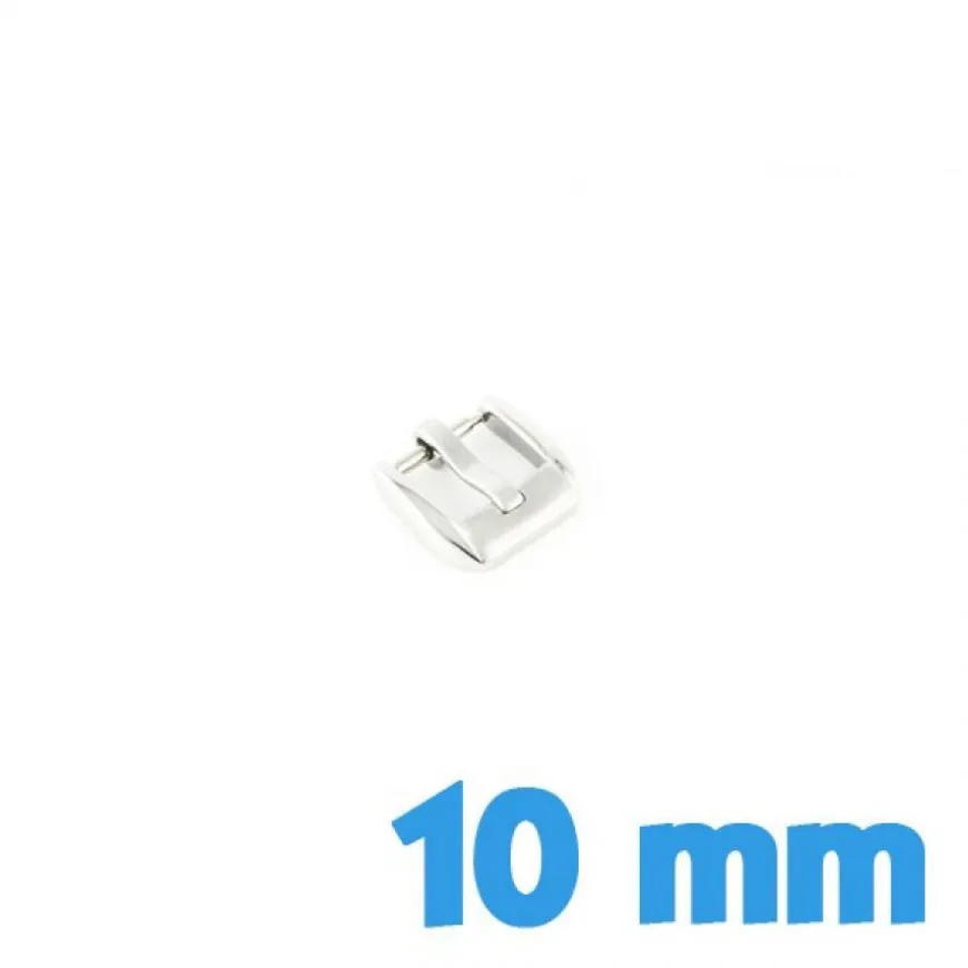 Boucle Ardillon 10 mm Argenté - Fermoir