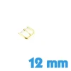Boucle Ardillon 12 mm Doré