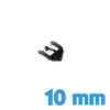 Boucle Ardillon 10 mm Noir - Fermoir