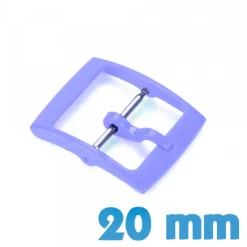 Boucle Ardillon Plastique Bleu 20 mm - Fermoir Montre