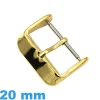 Boucle Ardillon pour Montre 20 mm Doré
